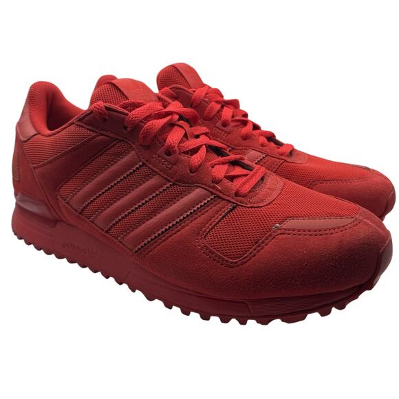 adidas Other - Adidas ZX 700 Men’s 10 Triple Red Mesh Suede Retro Rare Running Sneakers OG